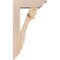 Ekena Millwork Olympic Traditional Smooth Bracket w/ Offset Brace, Douglas Fir, 5 1/2"W x 16"D x 28"H BKT0604X16X28OLY01SDF - alternate 4